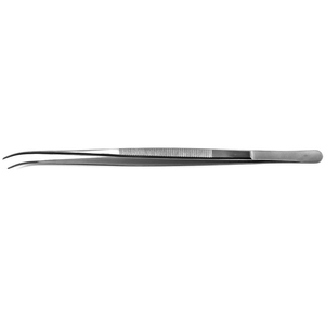 Pinces chirurgicales courbées à pouce, en acier inoxydable, à prise dentelée, pour manipulation précise des tissus, CE OEM - Product Image 3