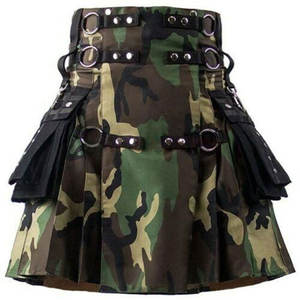 Highland Scottish Men Tactical Kilts Camouflage Combat Custom Utility Kilt 2026 - Product Image 1