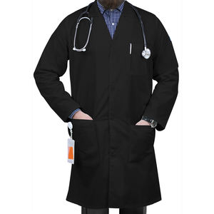 Bata de Laboratorio Médica de Alta Calidad en Poliéster/Algodón Tejido, Totalmente Personalizable para Uso Hospitalario - Product Image 1