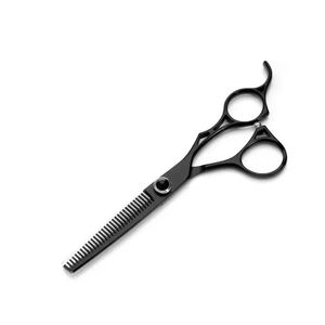 Tijeras de Entresacar de Acero Inoxidable 440C con 32 Dientes, Hoja Afilada, para Diestros, Mango Largo, Uso en Salón de Belleza - Product Image 3