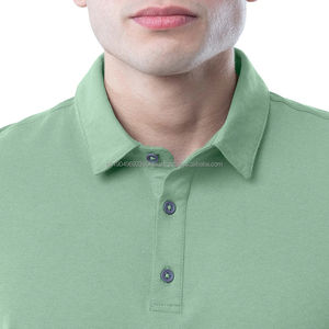 Camiseta de Golf de Manga Corta para Hombre, Diseño Personalizado, Secado Rápido, Ajuste Delgado, Poliéster y Elastano, Sublimación Personalizada, Cuello Redondo - Product Image 3