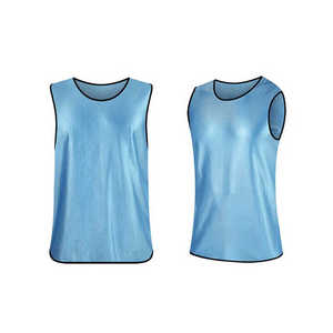 New Mesh <b>Football</b> Training <b>Bibs</b> Undershirt Double Sided Reversible Quick Dry Stand Collar Unisex Adult Customizable - Product Image 5