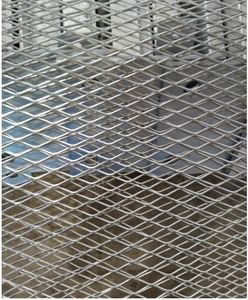 Panneau de treillis métallique galvanisé à motif losange, treillis métallique à ouvertures losangées plaqué zinc, feuille de treillis métallique expansé en acier galvanisé à motif losange - Product Image 4