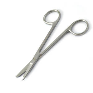 Manual Suture Scissor Set Straight/Curved Stainless Steel <b>Instrument</b> in 3.5 4.5 5.5 Inches CE ISO Certified By Grip Surgical - Product Image 5