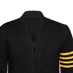 Crea tus suéteres personalizados de alta calidad con cuello en V para logotipos de hermandades/fraternidades/escuelas/colegios/universidades, cárdigans tejidos - Product Image 2
