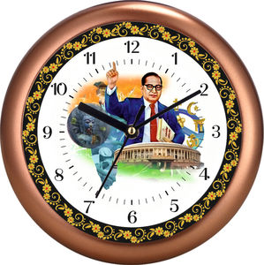 Reloj de Pared Personalizado de Diseño Moderno Dr. Ambedkar para Decoración de Sala de Estar, Set de Regalo para el Día de la Madre y Navidad - Product Image 5