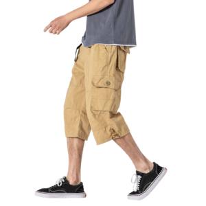 Shorts Bermuda pour Hommes Grande Taille OEM, Prix Abordable, Haute Qualité, Shorts Cargo avec Étiquettes Personnalisées, Shorts de Jogging Tricotés pour Garçons - Product Image 3