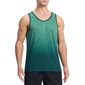 Débardeur pour homme, coupe ajustée, sans manches, pour le fitness - Product Image 3