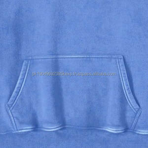 Sudadera con Capucha de Secado Rápido, Estilo Jogger, Lavado Ácido, Básica, Mezcla de Algodón, Lisa, Talla Grande para Hombre - Product Image 6