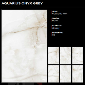 กระเบื้องปูพื้นพอร์ซเลนคุณภาพพรีเมียม เงา ไม่ลื่น ขนาด 600x1200 มม. ผลิตในอินเดีย รับประกัน 3 ปี - Product Image 1