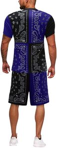 Custom 2 Piece Short Set Men Summer Sports <b>Track</b> <b>Suit</b> Set Wholesale Sweat <b>Suits</b> Plain Tracksuits for Men Breathable Custom - Product Image 2