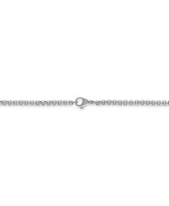 Pendentif 24 "en acier inoxydable croix en fibre de carbone gris accent diamant pour homme | Macy's - Product Image 1