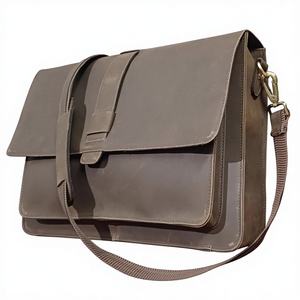 Office Use Women's Fashion Genuine Leather Clutches <b>Bag</b> Zipper Closure Waterproof Embroidery Cross Body Document Candy Geometry - Product Image 1