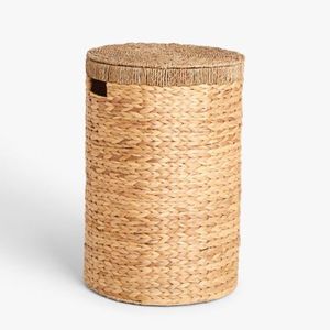 Détail grand tissé à la main jacinthe d'eau panier de rangement bonne qualité poignées durable maison blanchisserie vêtements produits faits à la main - Product Image 3