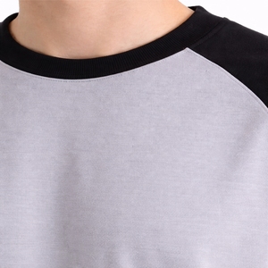 Camiseta Deportiva de Manga Corta para Hombre, Estilo Raglán, Cuello Redondo, Algodón, Diseño Bicolor, Premium, Cómoda y Transpirable - Product Image 4