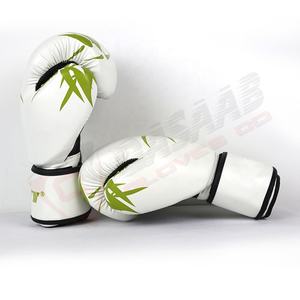 Gants de boxe professionnels en cuir de vachette véritable, prix bas, noir, gants de boxe de qualité supérieure, vente en gros d'usine - Product Image 2