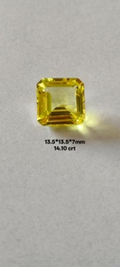 Nueva Llegada 2026, Zafiro Amarillo Cultivado en Laboratorio, Corte Octogonal, Gema Suelta de Alta Calidad para Joyería, Anillos, Pendientes - Product Image 2