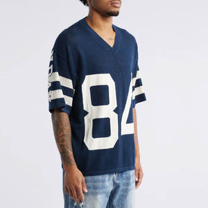 Camiseta Deportiva de Cuello en V, Corte Regular, 100% Algodón, Transpirable, de Secado Rápido, Cómoda, con Costuras Reforzadas - Product Image 3