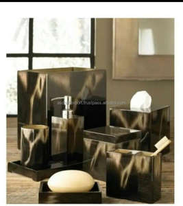 Ensemble d'accessoires de salle de bain en résine, ensemble d'accessoires de salle de bain en résine, ensembles de salle de bain pour hôtel cinq étoiles, style américain - Product Image 4