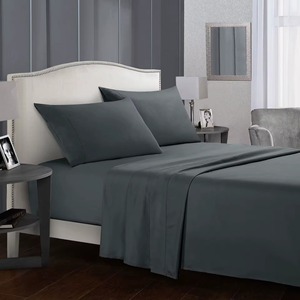 Juego de Sábanas de Hotel de Lujo al por Mayor, 100% Algodón, Impermeables, de Alta Calidad, con Sábana Plana, Ajustable y Fundas de Almohada - Product Image 1