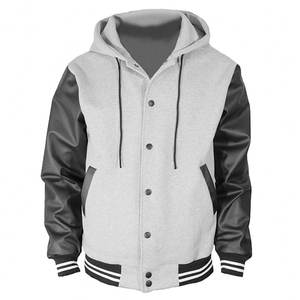 Veste de baseball décontractée pour homme, best-seller, à capuche, personnalisable, qualité supérieure, taille adulte, patchwork, imperméable, coupe-vent - Product Image 1