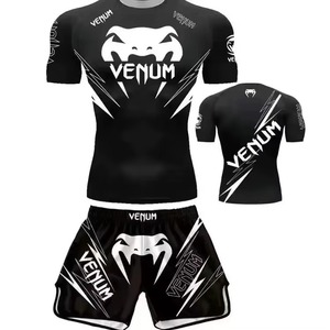 Conjunto de Ropa Deportiva para Gimnasio, Transpirable, Ajustado, para Boxeo, Entrenamiento de MMA, Personalizable, para Hombre y Mujer - Product Image 5