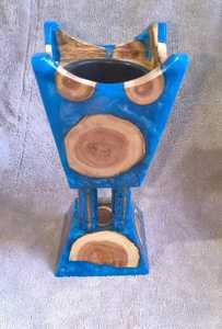 Encensoir en bois de santal de haute qualité de 5 pouces, porte-encens arabe, diffuseur aromatique artisanal écologique pour la maison, décoration du Ramadan - Product Image 3