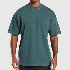 Camiseta Gráfica Oversize de Color Gris para Hombre, 230 g/m², Cuello Redondo, 100% Algodón, Lavado Ácido, Estilo Urbano Personalizado, Secado Rápido y Transpirable - Product Image 6