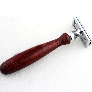 Maquinilla de Afeitar Profesional de Doble Hoja, Acero Inoxidable, Mango de Madera, Herramienta de Aseo Personal Reutilizable y Sostenible - Product Image 6