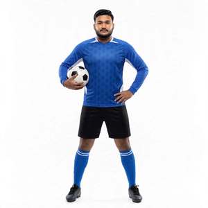 Conjunto de Uniforme de Fútbol Personalizado para Adultos, Camiseta y Pantalones Cortos de Poliéster Transpirable para Verano, Impresión Digital, Conjunto de Uniforme para Equipo - Product Image 1