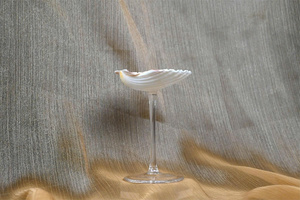 Handmade Natural Seashell Wine Glass Beach Wedding Coastal Decor Shell <b>Goblet</b> Coastal Cocktail Glass Ocean Barware - Violet - Product Image 6