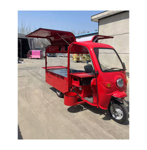 Tricycle électrique pour la restauration rapide, chariot de cuisine mobile en acier inoxydable avec garantie de 2 ans, remorque alimentaire à 3 roues à vendre - Product Image 2