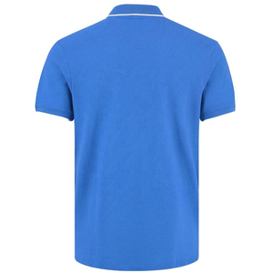 เสื้อเชิ้ตแขนสั้นลายทางผู้ชาย ผ้าอ๊อกซ์ฟอร์ด โพลีเอสเตอร์ ระบายอากาศได้ดี ทรงปกติ สวมใส่สบาย โลโก้ด้านหน้า สีเหลืองมัสตาร์ด - Product Image 5
