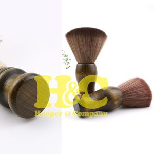 Pinceau à raser pour homme Hooper Company HAC-SB-00184, poils de blaireau Silvertip, manche en bois, design personnalisé, durable, pour salon de coiffure - Product Image 3