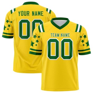 Camiseta de Fútbol Americano Juvenil, Sublimación Completa, Uniforme Deportivo Personalizado para Clubes y Prácticas, Proveedor de Fábrica - Product Image 3