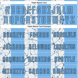 Wholesale Marble Texture Custom Soccer Uniform <b>Light</b> Blue Men's Football Jersey Set Sublimated Breathable Training Kit Supplier - Product Image 4