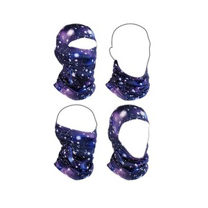 Balaclava noire, couvre-visage intégral, protection extérieure, unisexe adulte, taille 54-56 cm, matière polyester, entièrement personnalisable - Product Image 3