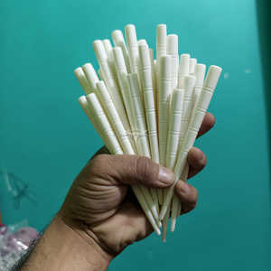 Cuchillo de bolsillo hecho a mano con hueso de búfalo blanco y mango de madera a precio económico. - Product Image 3