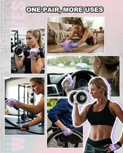 Gants d'entraînement unisexes ZERBJ respirants pour la musculation avec fermeture à enfiler pour la salle de sport et l'entraînement - Product Image 6