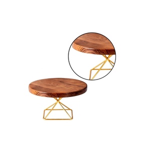 ขาตั้งเค้กโลหะและไม้,อุปกรณ์ทำเค้กขายส่งที่ยืนเค้กสำหรับตกแต่งบ้าน - Product Image 2