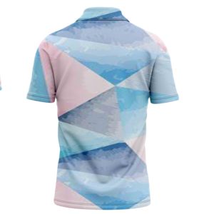 เสื้อโปโลกอล์ฟแห้งเร็ว ระบายอากาศได้ดี ชุดกีฬาแบบซับลิเมชั่น พร้อมพิมพ์ลายตามสั่ง - Product Image 2