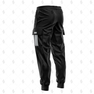 Pantalones clásicos transpirables para hombre al por mayor, hechos con un material ligero pero resistente que ofrece comodidad relajada y una confección moderna. - Product Image 4