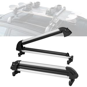 Portasci e Snowboard Universale da Tetto da 31,7 Pollici, Adatto alla Maggior Parte delle Barre Trasversali Auto, Trasporta fino a 6 Paia (4 Sci, 4 Snowboard) - Product Image 2