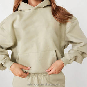 Sudadera Unisex con Capucha de Alta Calidad, Antibacteriana, de Forro Polar, Verde, Informal, de Algodón, Manga Larga, con Logotipo Personalizado, Otoño/Invierno - Product Image 4