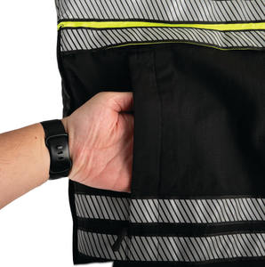 Veste de sécurité pour homme, haute visibilité, réfléchissante, imperméable, vêtements de sécurité pour l'hiver - Product Image 5