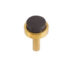 Poignée de porte de placard en pierre de quartz polie, marbre noir, couleur, forme et taille personnalisées, fabriqué en Inde - Product Image 1