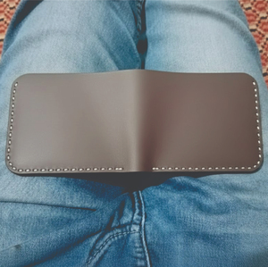 Premium Eco-Friendly Genuine Leather Bifold <b>Wallet</b> with <b>RFID</b> Protection and Button Closure for Men - Product Image 1