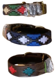 Collar para Perro Gaucho Hecho a Mano en Argentina de Primera Calidad, Cuero Vegetal Teñido en Tambor y Correa de Nailon Sólido para Perro Polo, Accesorios - Product Image 6