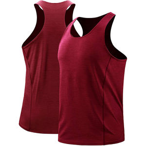 Men Solid Knitted Mesh O-Neck <b>Singlets</b> Quick Dry Breathable Polyester <b>Running</b> Tank Tops Casual Stringers Basic Style Sports - Product Image 2