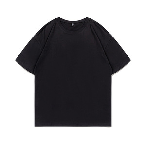 Haute qualité 100% coton grande taille O-cou T-Shirt hommes 180gsm personnalisé impression numérique Logo à manches courtes solide respirant - Product Image 2